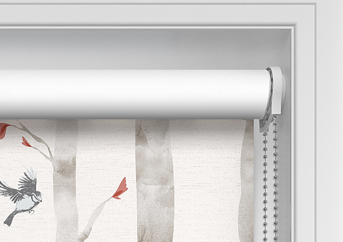Watercolour Woods, Red - Twist&Fit Roller Blind - Image 11